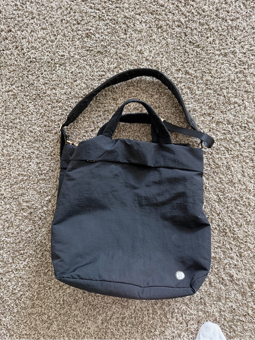Lululemon Black On My Level Tote Bag 20L